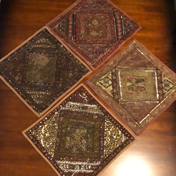 Vintage Indian Wedding Sari Wall Decor #3